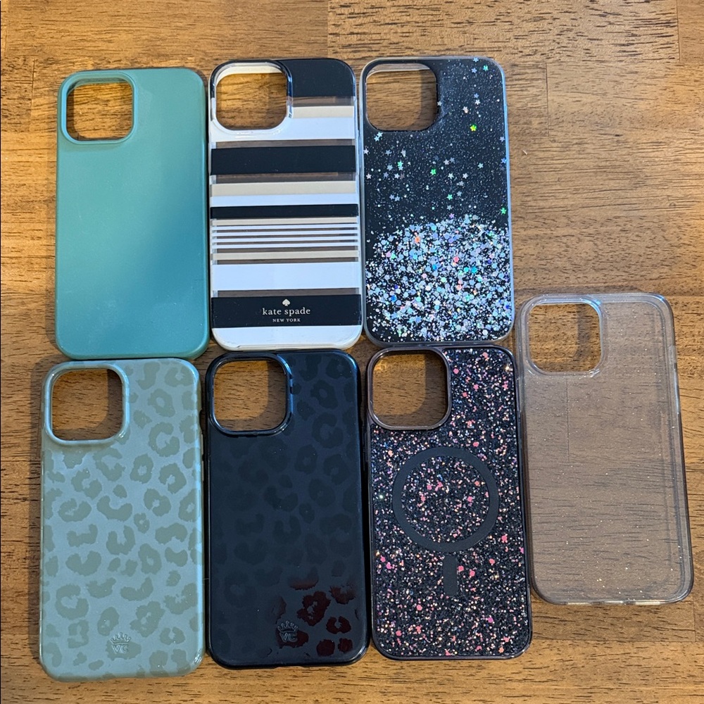 iPhone 13 Pro Max Case Set - Olive , Black, Clear